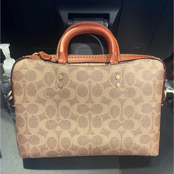 NWT Coach Outlet Rogue Slim Brief 25 In Signature Canvas - Picture 8 of 12